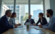 © yang - Team Strategy Session Blur - Blurred background of a brainstorming session among team members. High quality