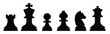 © uzair - chess pieces vector isolated on white background