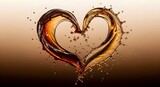 Coffee Whiskey Collision - Heart Splash for National Irish Coffee Day
