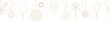 © Design Thinker - Gold fireworks border seamless pattern for christmas and new year celebration vector background, golden sparkle frame border, festive holiday decoration concept for greeting card, poster, banner.