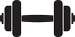 © Murad - Dumbbel gym vector icon, dumbbel solid icon, dumbbel vector illustration