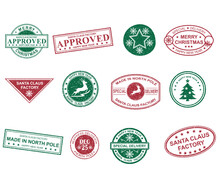 Christmas Santa Rubber Stamp Free Stock Photo - Public Domain Pictures
