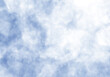 © shanti - Soft Blue Watercolor Cloudy Texture Background | Gentle Sky Tone Abstract Design, Light Pastel Wash