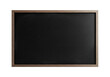 © Hanipah - Blank Blackboard with Wooden Frame on a White Background, Ideal for Educational Settings, Restaurant Menus, or Office Presentations