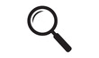 © Md - Simple hand drawn magnifying glass icon on white background