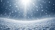 © Mostafizur - Soft falling snow illuminates a winter wonderland with a bright light source in the background, creating a magical and serene atmosphere background image