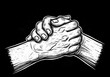 © Charles - Arm Wrestle Grip Illustration