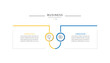 © M. Usnata wijaya - Business infographic design with 2 options. Vector thin line label with hexagons template.