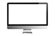 © David Kreuzberg - led computer display or modern lcd monitor with blank screen isolated on white or transparent png