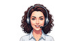 © Neni - Smiling scene showing woman, female, operator in modern environment with natural lighting for modern branding and lifestyle representation