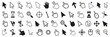 © top dog - Click cursor icon collection. Set of computer mouse symbol. Arrow, hand, hourglass, mouse, zoom click icons. Computer mouse click cursor arrow and loading icons. Mouse click cursor symbol