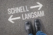 © Zerbor - Entscheidung an der Kreuzung - Schnell und Langsam