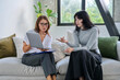 © Valerii Honcharuk - Young female patient in therapy session talking with female psychologist