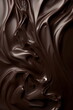 © Borneo - Abstract macro texture of rich melted dark chocolate