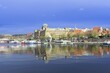 © G&M Therin-Weise/imageBROKER - Ministry of Industry and Trade reflecting in the Vitava River, Prague, Bohemia, Czech Republic