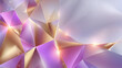 © Puhnnawit - Elegant polygonal vector background blending purple and gold gradients with soft reflections, perfect for modern branding, product design, or packaging layout.
