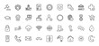 © PixeloAI - Validation and approval line icon set. Vector pictograms of gavel, shield, document, bank, graduation cap, money, shopping cart, padlock, wifi, house, sun, moon, thin linear illustration.