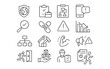 © 123levit - Business and workflow icons set for project management and efficiency