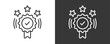 © Jackcuan - Brand Awareness Icon Set Vector Collection Isolated In Black And White