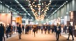 © wu - Blurred business convention or trade show exhibition event, corporate gathering. High quality
