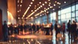 © wu - Blurred Corporate Event Reception - Reception area of a corporate event with attendees blurred in the background. High quality