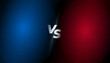 © AKASH - blue and red versus vs honeycomb pattern banner for duel combat