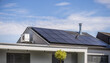 © Brebca - Roof of modern house with inverter split system and installed solar panels