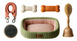 © Putra - Cozy Pet Collection with Toys, Bed, and Accessories on Transparent Background