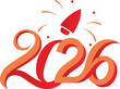 © IshratJahan - New year 2026 icon vector illustration