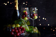 © The Picture Pantry - Spanish and Latin American New Year Tradition for Eating 12 Grapes at Midnight for Good Luck.
