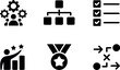 © Jannat888 - Business management and teamwork icons