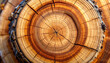 © Hanz013 - Detailed view of tree rings showing growth and age.