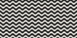© Olgastocker - Simple vector seamless pattern with horizontal wavy lines, bold stripes, liquid shapes. Black and white abstract waves texture. Minimal monochrome background. Repeat design for print, decor, textile