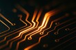 © HM - Illuminated Electronic Circuit Board Close Up for High Tech Systems and Data Processing
