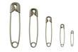 © Fly Frames - Assorted metal safety pins in different sizes