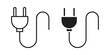 © Gopal - Plug icon, vector graphics collection. logotype graphic art design