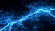 © Harry - Dynamic electric blue lightning strikes illuminate dark sky with glowing energy pulses, creating a powerful and energetic cosmic storm effect