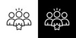 © New River - Leadership Icon Line Styles Vector Illustration