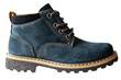 © GHUN - Suede boots blue Timberland man shoes, PNG, isolated on transparent background.