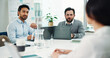 © peopleimages.com - Business people, discussion and review at office meeting with team, insight or decision at finance company. Group, staff and planning with strategy, asset management and feedback at investment agency