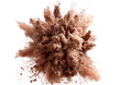 © Tarung - Explosive dust cloud, earthy tones, dynamic action
