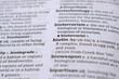 © BlueMistFilmStudios - English Definition Dictionary Page Close Up Of Printed Word Of -biotin