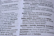 © BlueMistFilmStudios - English Definition Dictionary Page Close Up Of Printed Word Of --betel