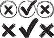 © Emongrapic - Checkmark and cross mark icons