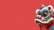 © Govan - Lion head dance background with Chinese New Year theme against a red background.