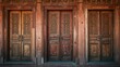© The 2R Artificiality - Wood door designs from northern Thailand, showcasing traditional craftsmanship and cultural heritage