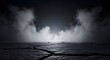 © Zebbo - Dark dramatic cracked ground with smoke background ideal for misterious or dramatic product reveal