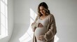 © ForAll - Beautiful pregnant woman maternity photoshoot pregnancy glow expecting mother baby bump motherhood portraiture