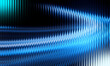 © Danish - Abstract Blue Light Wave Reflection – Futuristic Gradient Energy Background Illustration