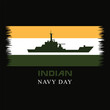 © Mostafizar - Vector Illustration of Indian Navy day
